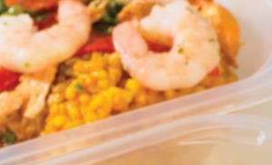 Ready meals in plastic packaging