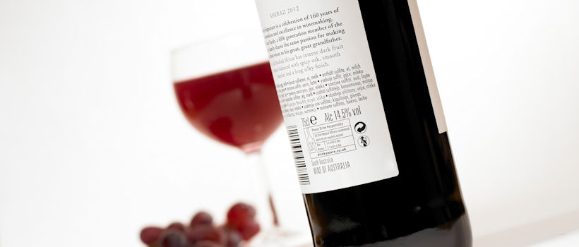 Pre-bottling analysis and Post-bottling analyis of wine
