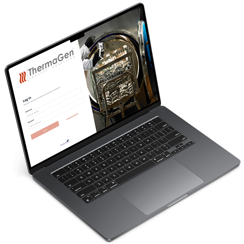 ThermaGen laptop mock