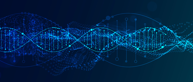 DNA sequencing graphic