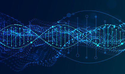 DNA sequencing graphic