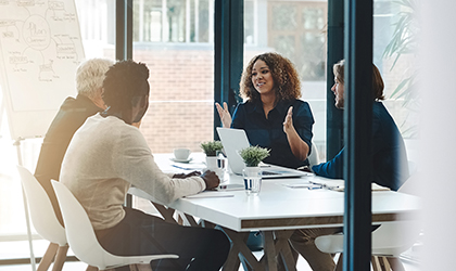 People planning in a meeting room