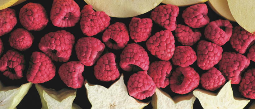 processed raspberries