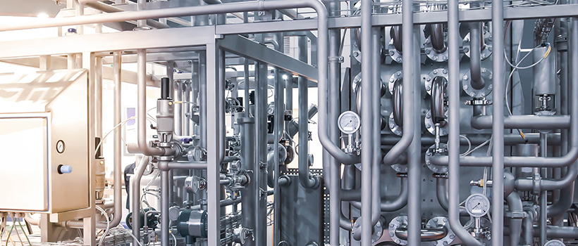Tubular aseptic kit in factory