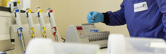 Virus testing laboratory