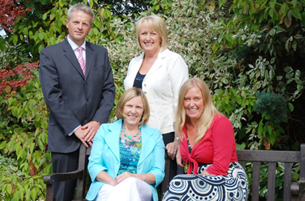 The membership team: Bertrand Emond, Clare Brett, Bobbie Handley and Sara Thompson