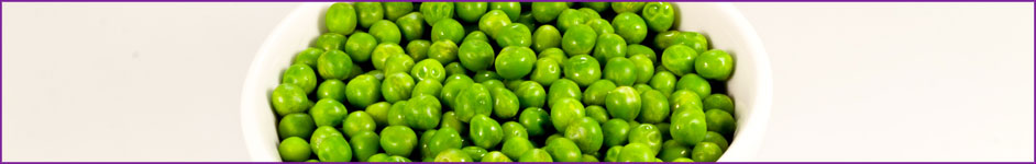 Quality determinants in peas