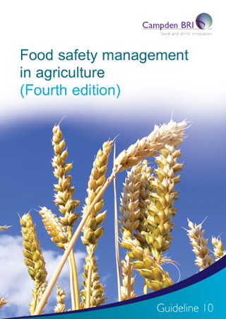 Cover for G10\4 Food safety management in agriculture 4th Edition