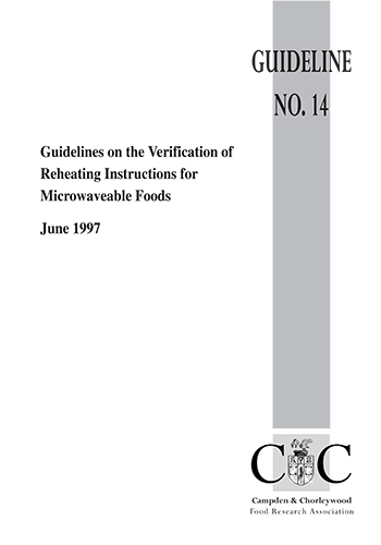 Cover for G14 Guidelines on the verification of reheating instructions for microwaveable foods