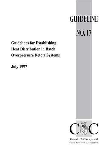 Cover for G17 Guidelines for establishing heat distribution in batch overpressure retort systems