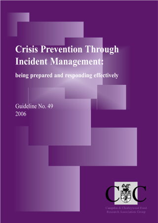 Cover for G49 Crisis prevention through incident management - being prepared and responding effectively