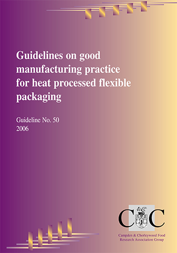 Cover for G50 Guidelines on good manufacturing practice for heat processed flexible packaging