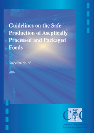 Cover for G53 Guidelines on the safe production of aseptically processed and packaged foods