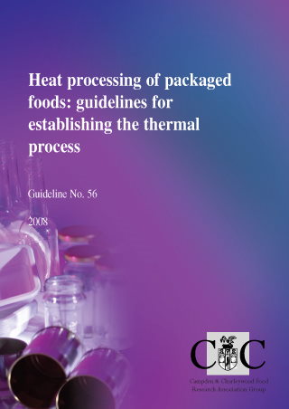 Cover for G56 Heat processing of packaged foods - guidelines for establishing the thermal process