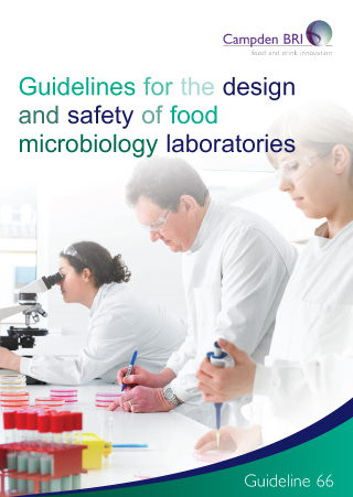 Cover for G66 Guidelines for the design and safety of food microbiology laboratories