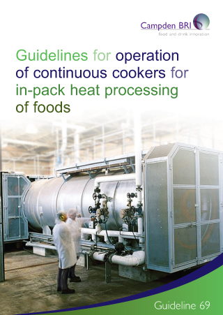 Cover for G69 Guidelines for operation of continuous cookers for in-pack heat processing of foods