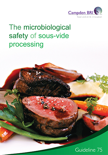 Cover for G75 The microbiological safety of sous-vide processing