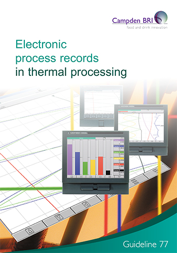 Cover for G77 Electronic process records in thermal processing 2016