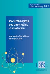 Cover for KT8 New technologies in food preservation - an introduction. Key Topic 8