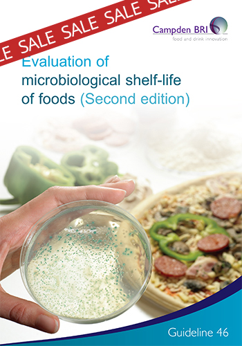 Cover for G46/2 Evaluation of microbiological shelf life of foods