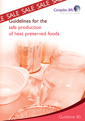 Cover for G80 Guidelines for the safe production of heat preserved foods