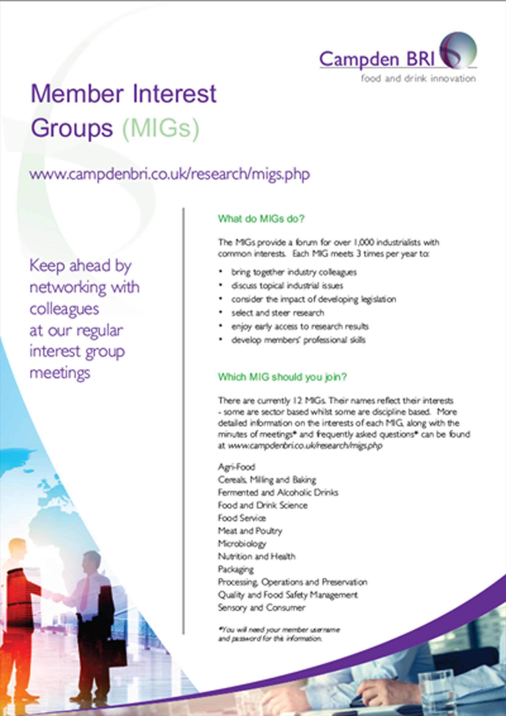 Member Interest Groups